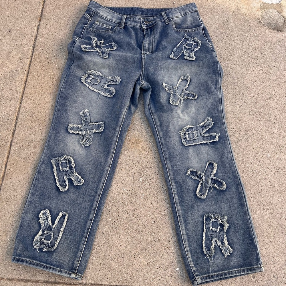 Stylish Blue Boyfriend Jeans